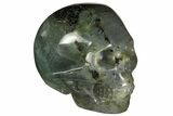 Realistic, Polished Labradorite Skull #116299-1